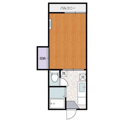 古松台ハイツC 103号室 間取り