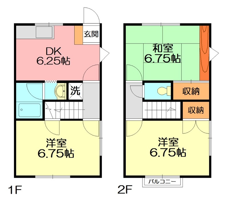 ラフォーレはねざわＣ棟 101号室 間取り