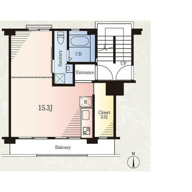 ホシノタニ団地 4-C302号室 間取り