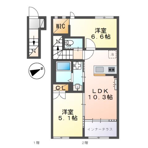 パールコート上和田 間取り