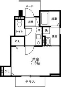 仮藤沢市亀井野プロジェクト新築工事 102号室 間取り