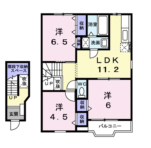 ミレニアム・T 204号室 間取り