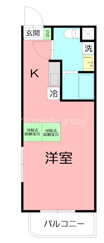 プレイズ　レイ 301号室 間取り