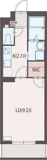 エアリーズ 103号室 間取り