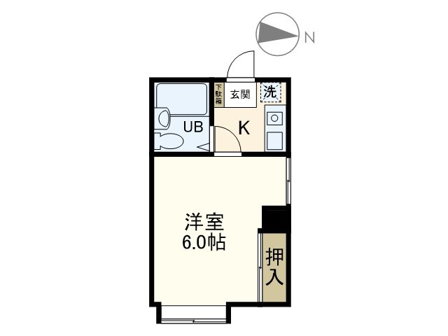 サテライトビル 307号室 間取り