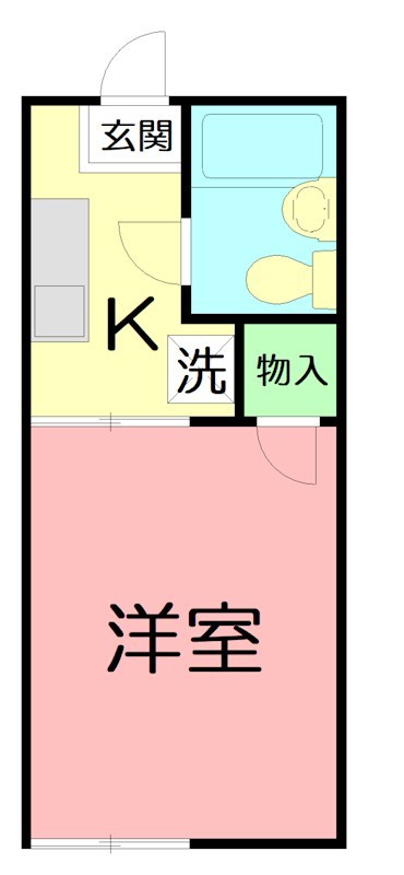 アルス楢の木第３ 102号室 間取り