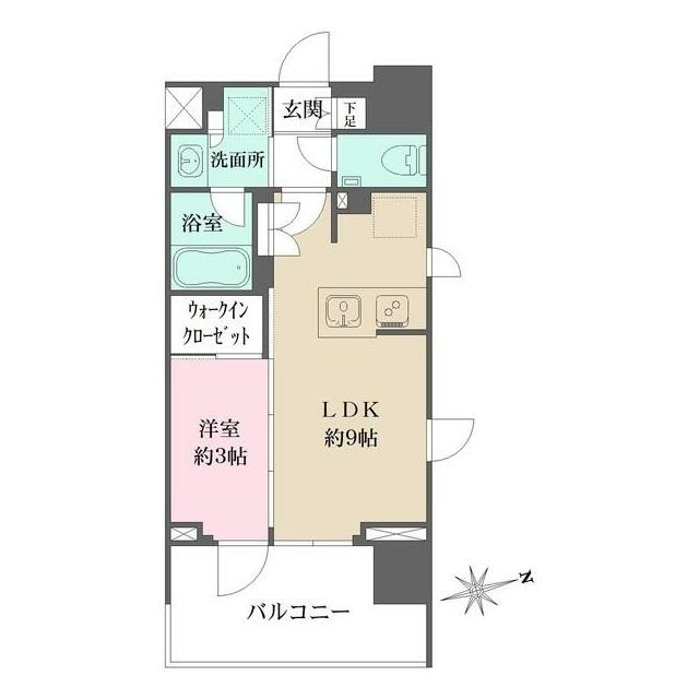 グレーシアフィット藤沢鵠沼 503号室 間取り