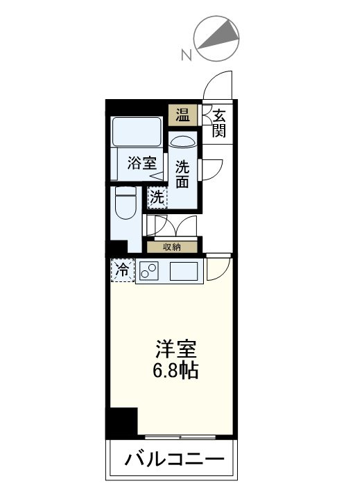 LEON-K 903号室 間取り