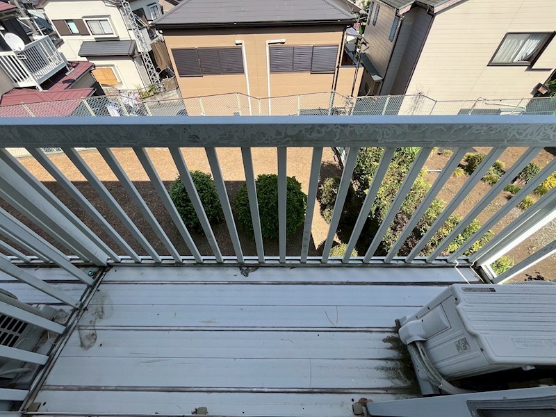 寒川山手ハイツ ベランダ