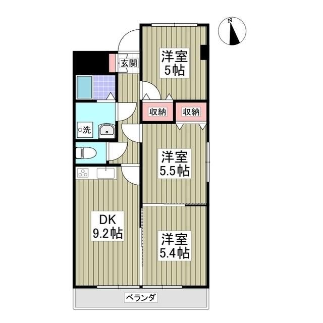 プリンスマンション 101号室 間取り