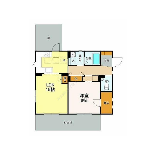 ブルーシャトー 0101号室 間取り