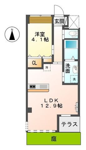 サン・ドゥーズ湘南 105号室 間取り