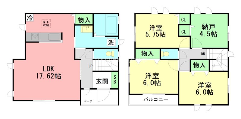 Ｓｕｍａｉ－ｔｏ厚木市宮の里０１ 間取り