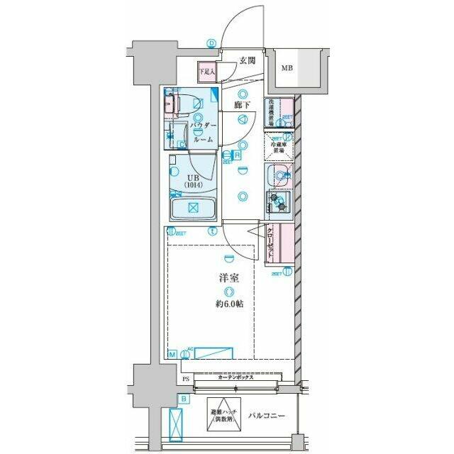 ＧＥＮＯＶＩＡ平塚Ⅳ 1003号室 間取り