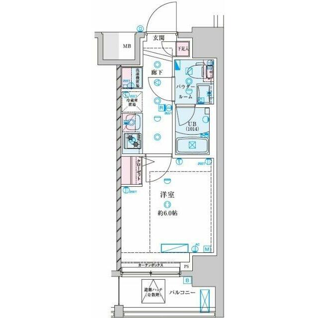 ＧＥＮＯＶＩＡ平塚Ⅳ 0904号室 間取り