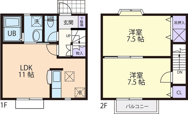 LIGHT HILLS　Ｉ 105号室 間取り