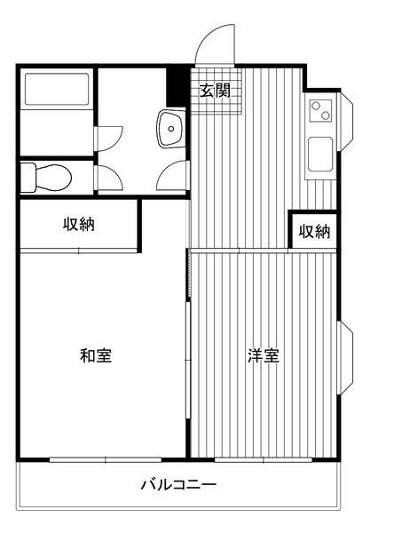 バードヒルズ戸塚Ⅱ 106号室 間取り