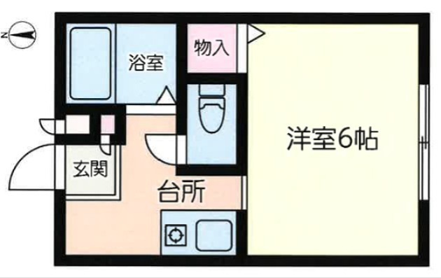 ラヴィアンローズ 102号室 間取り