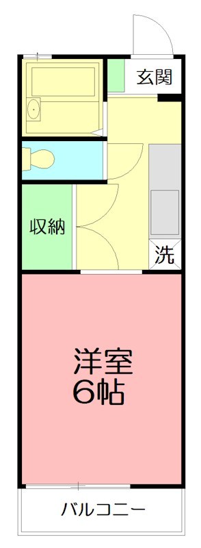 ヴァンベール 203号室 間取り