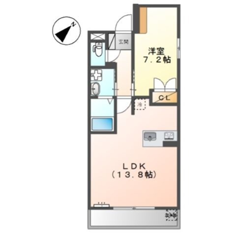 エテルナ・S プエブロ 201号室 間取り