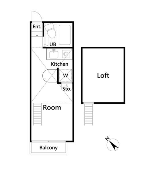 サンファン海老名 202号室 間取り
