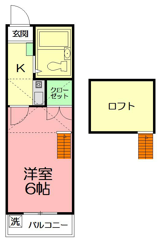アクアミツナオⅡ 110号室 間取り