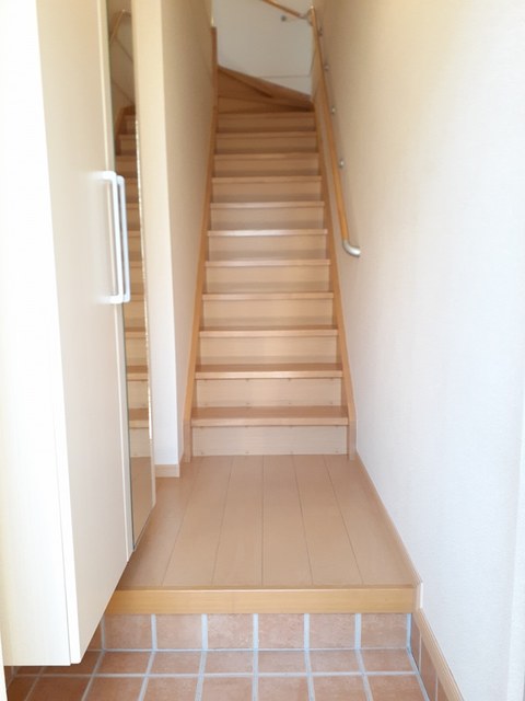 クラール曽比 玄関