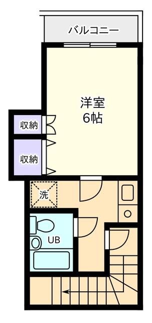 フェイムテラス C-202号室 間取り