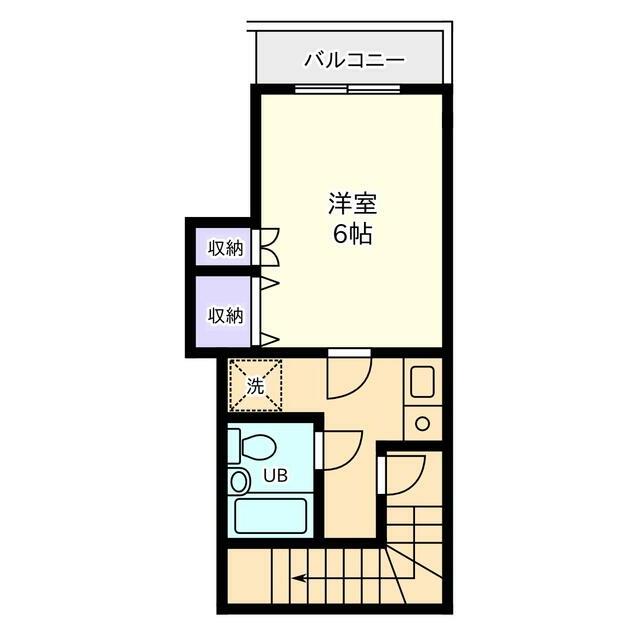 フェイムテラス C-202号室 間取り