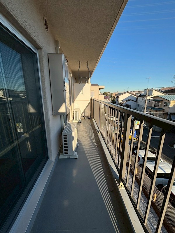 第三河原ハイツ ベランダ