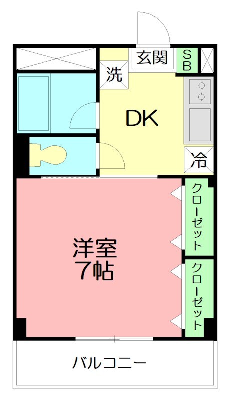 Ｍ　Ｉ　ｖｏｌ　２ 303号室 間取り
