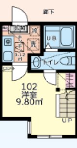 仮）シティハイツ三田 102号室 間取り