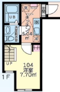 仮)シティハイツ三田 104号室 間取り
