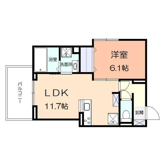 プランドールタナカ 303号室 間取り