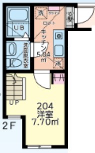 仮)シティハイツ三田 204号室 間取り