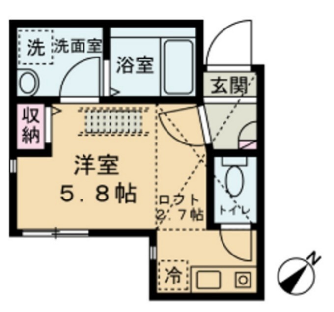 ベステージ大船Ⅲ 104号室 間取り