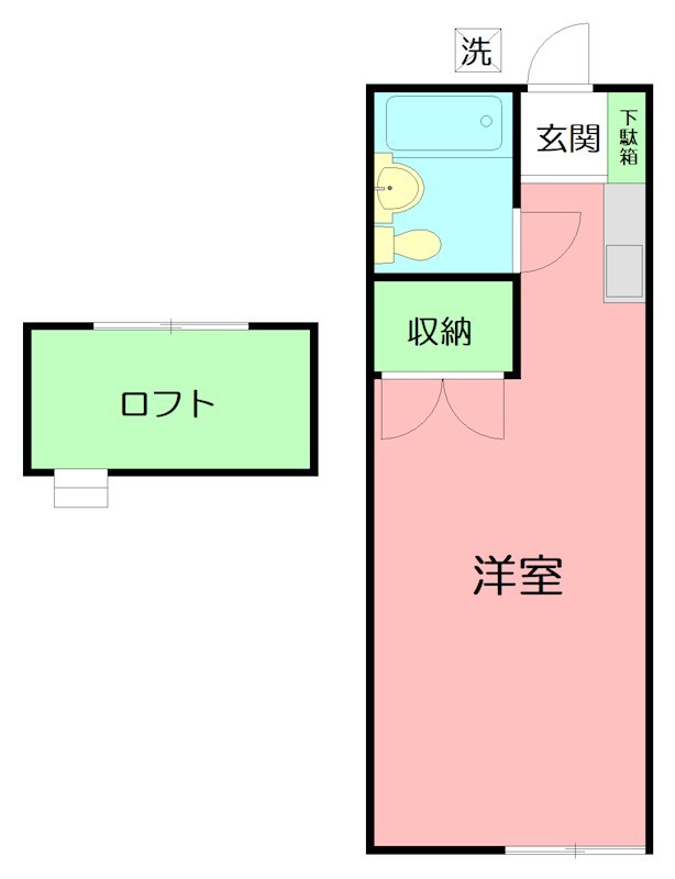 スマイルハウス第2 207号室 間取り