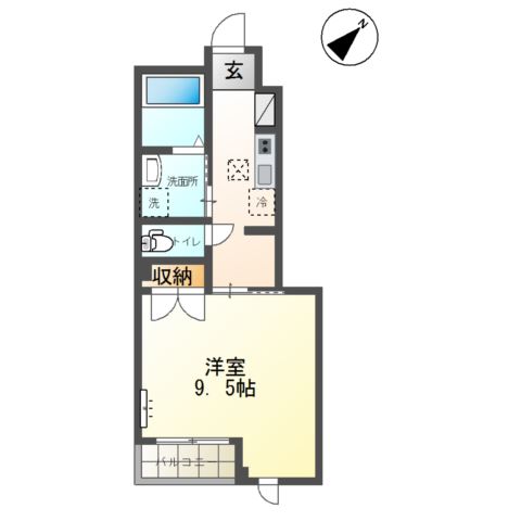 ビレッジ高坪Ⅳ 間取り