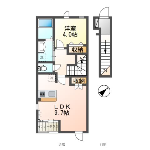 ビレッジ高坪Ⅳ 間取り