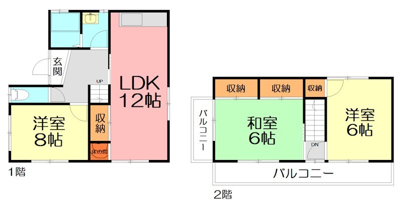 小竹貸家651 間取り