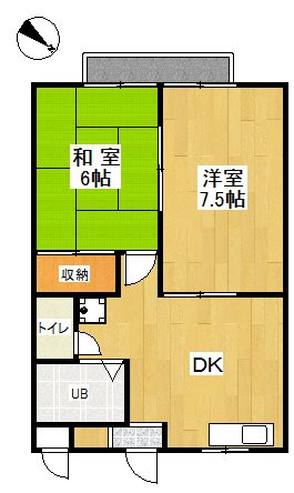 ビューハイツ榊原 A302号室 間取り