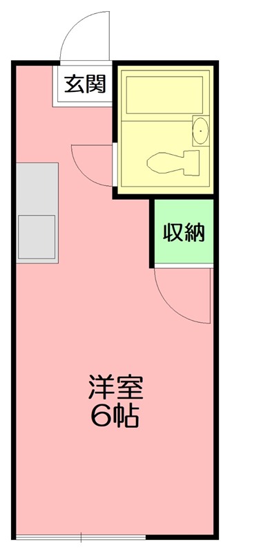 ベルハイツ 104号室 間取り