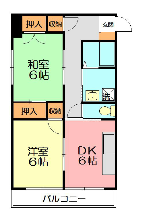 グランメール本郷台 305号室 間取り