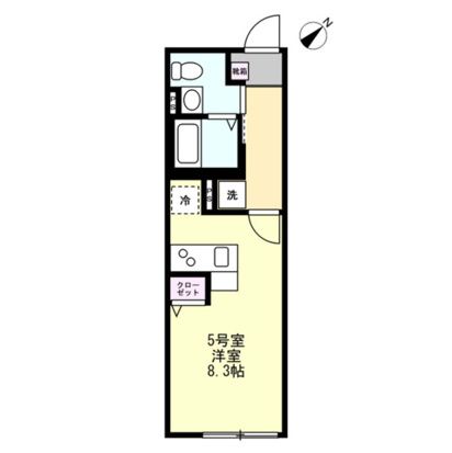 ベイルーム湘南鵠沼 305号室 間取り