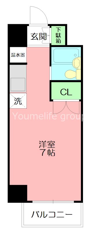 リアライズ伊勢原 0405号室 間取り