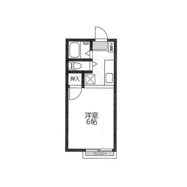 ヴィラ鈴金 102号室 間取り
