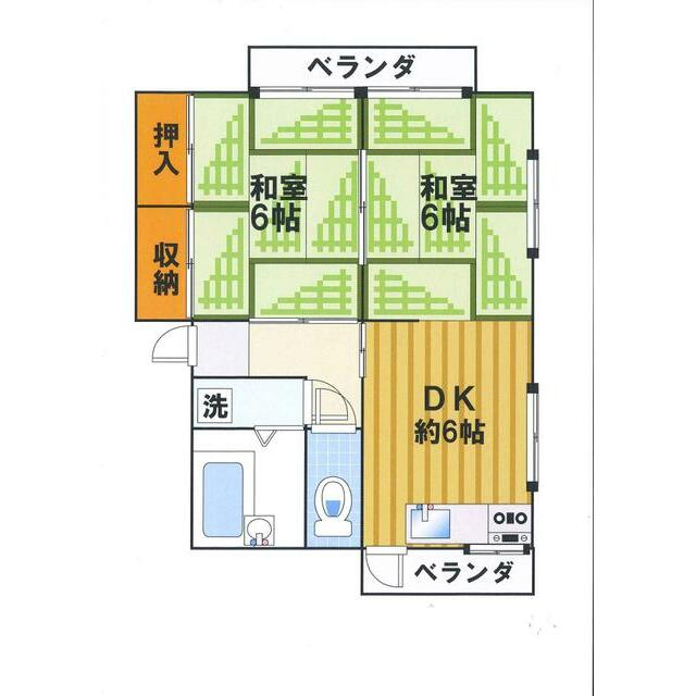 下町屋２３１２ 1F号室 間取り