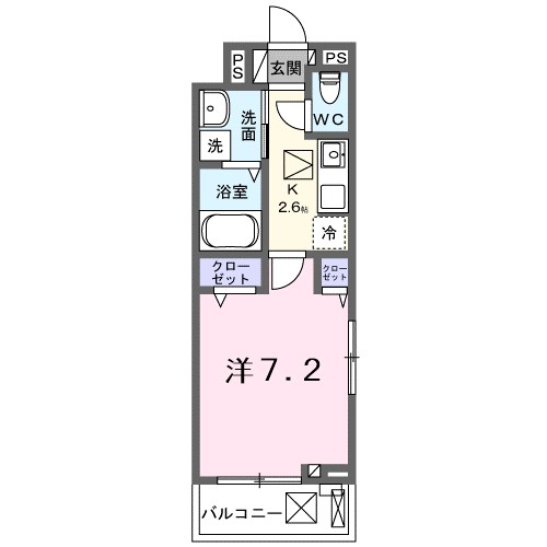 ベルクワルツ大船 101号室 間取り