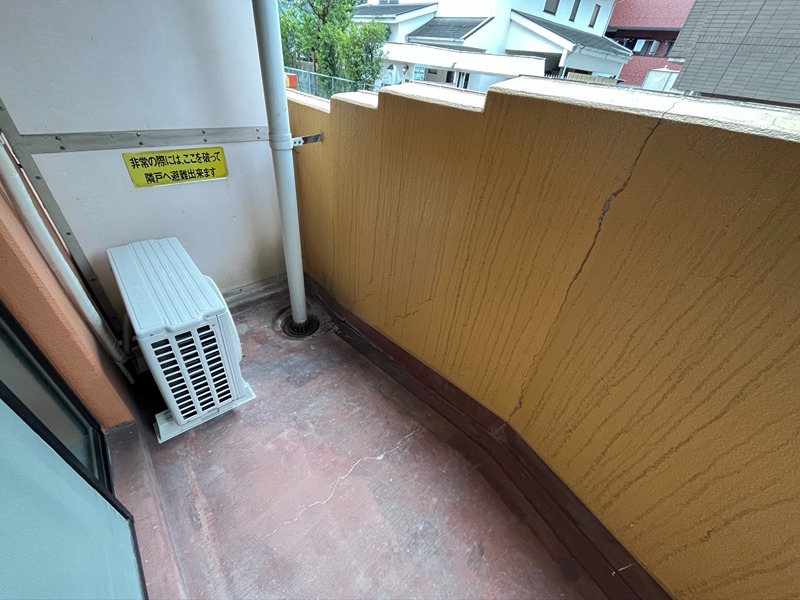 厚木メゾンドパンセ ベランダ