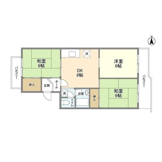 リリー本郷台１０号棟 間取り